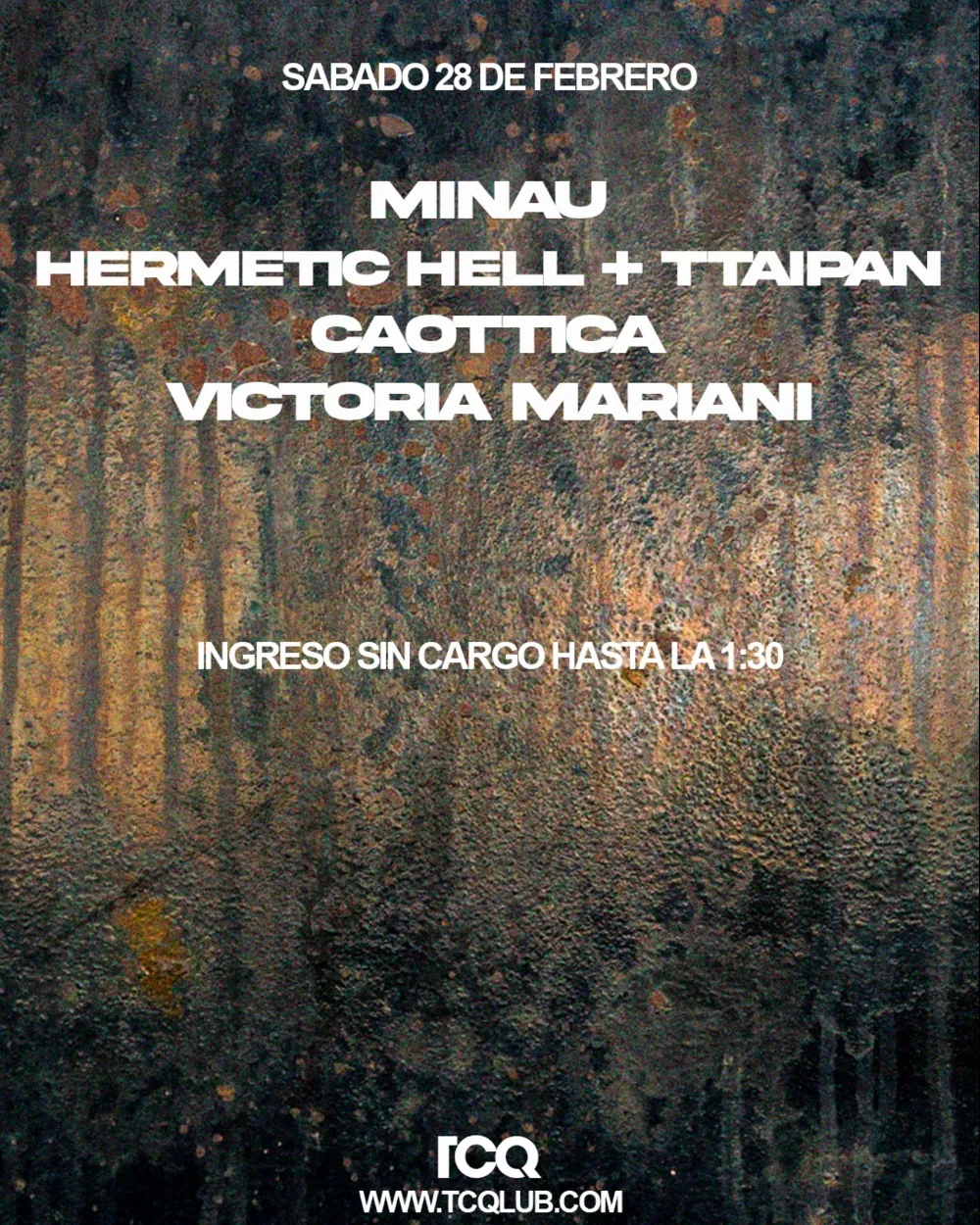 Minau | Hermetic hell | Ttaipan | Caottica | Victoria Mariani