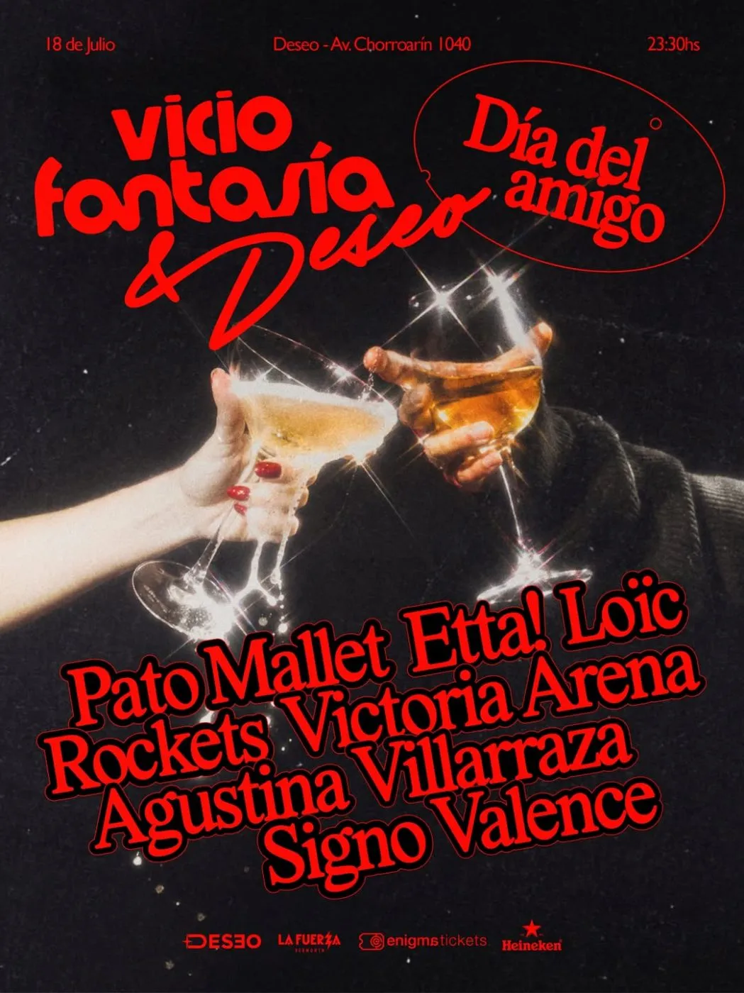Loïc, Rockets y Pato Mallet + invitados en Deseo