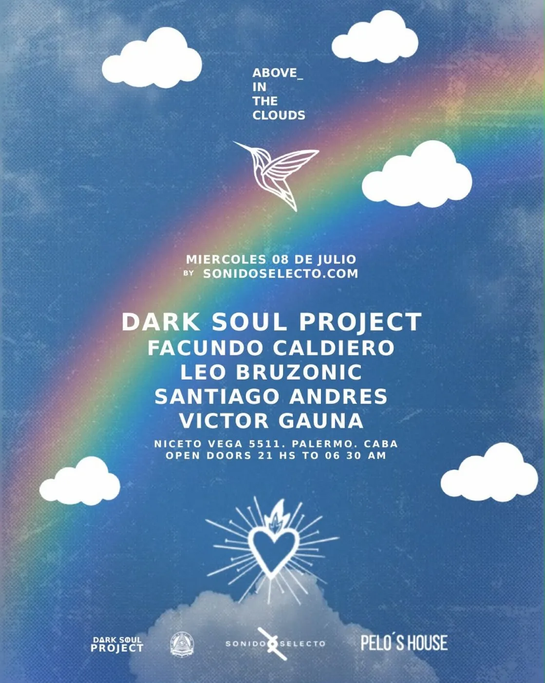 Above in the Clouds pres. Facundo Caldiero, Dark Soul Project y Leo Bruzonic + invitados